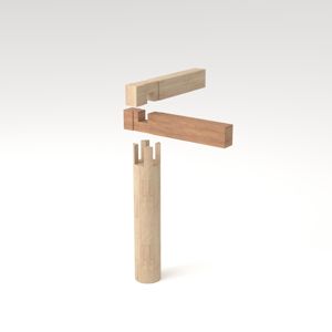 Hoop Tenon (Beam End-locking Tenon)